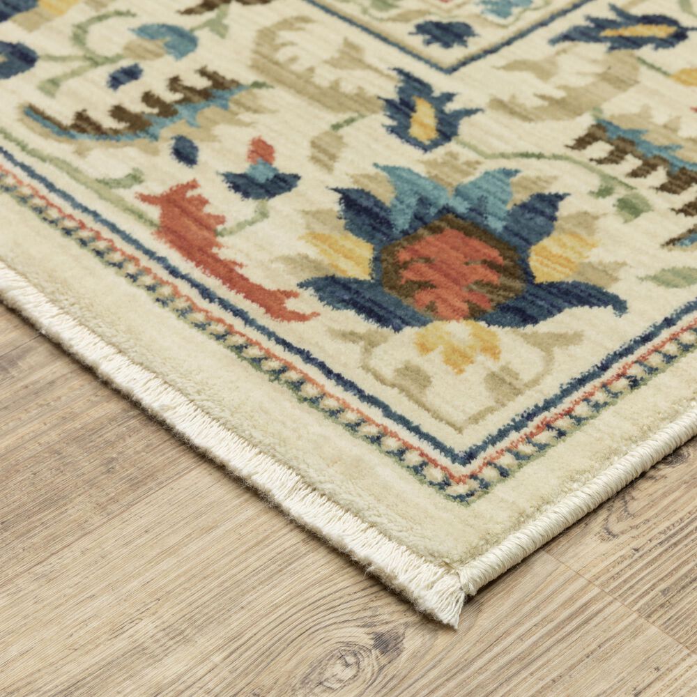 Oriental Weavers Francesca FR10A 2&#39; x 3&#39; Ivory Area Rug, , large
