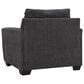 Ashley Loreo Arm Chair in Ebony, , large
