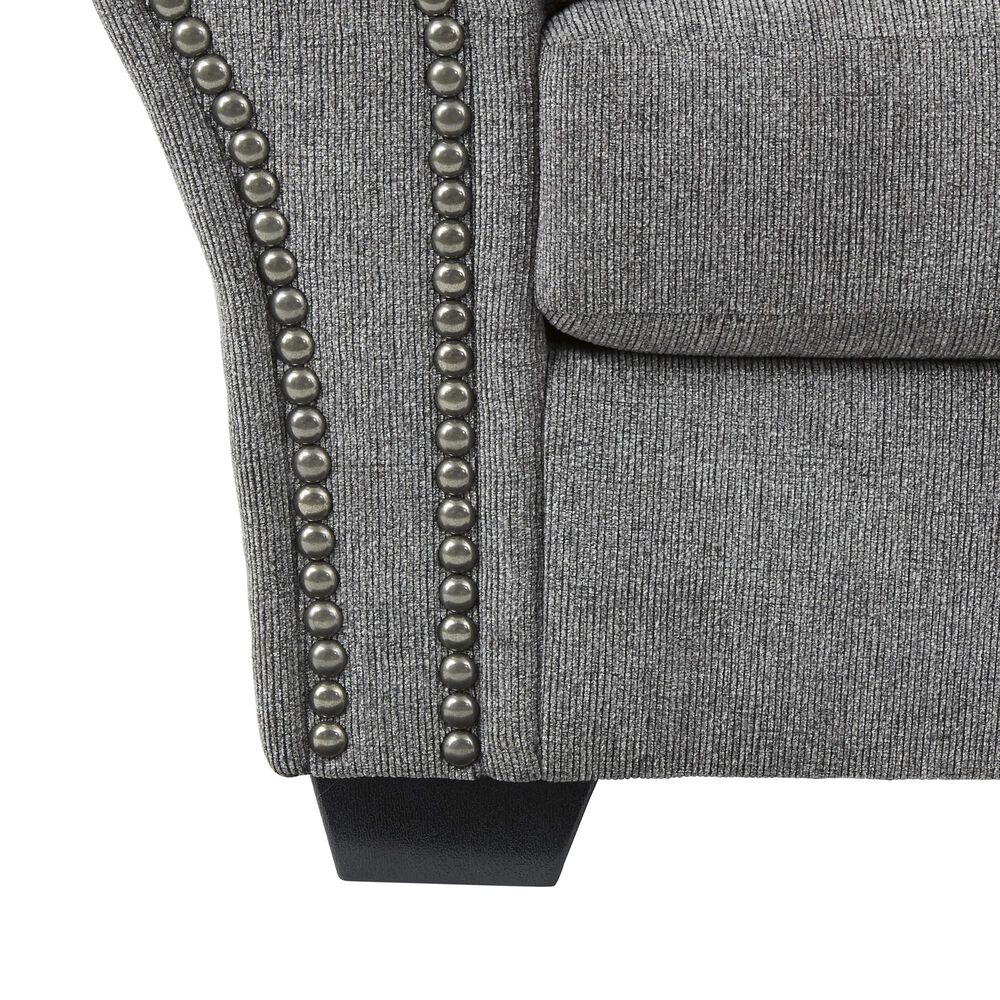 Ashley Allmaxx Loveseat in Pewter, , large