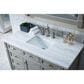 James Martin Vanities Brittany 48" Single Bathroom Vanity in Urban Gray with 3 cm Arctic Fall Solid Surface Top and Rectangle Sink, , large