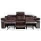 Steve Silver Pueblo Manual Recliner Sofa in Coffee, , large