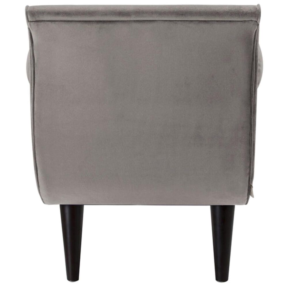 Jennifer Taylor Home Alma Tufted Flared Arm Entryway Bench in Opal Grey