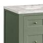 James Martin Vanities Breckenridge 30" Single Bathroom Vanity in Smokey Celadon with 3 cm Victorian Silver Quartz Top and Rectangular Sink, , large