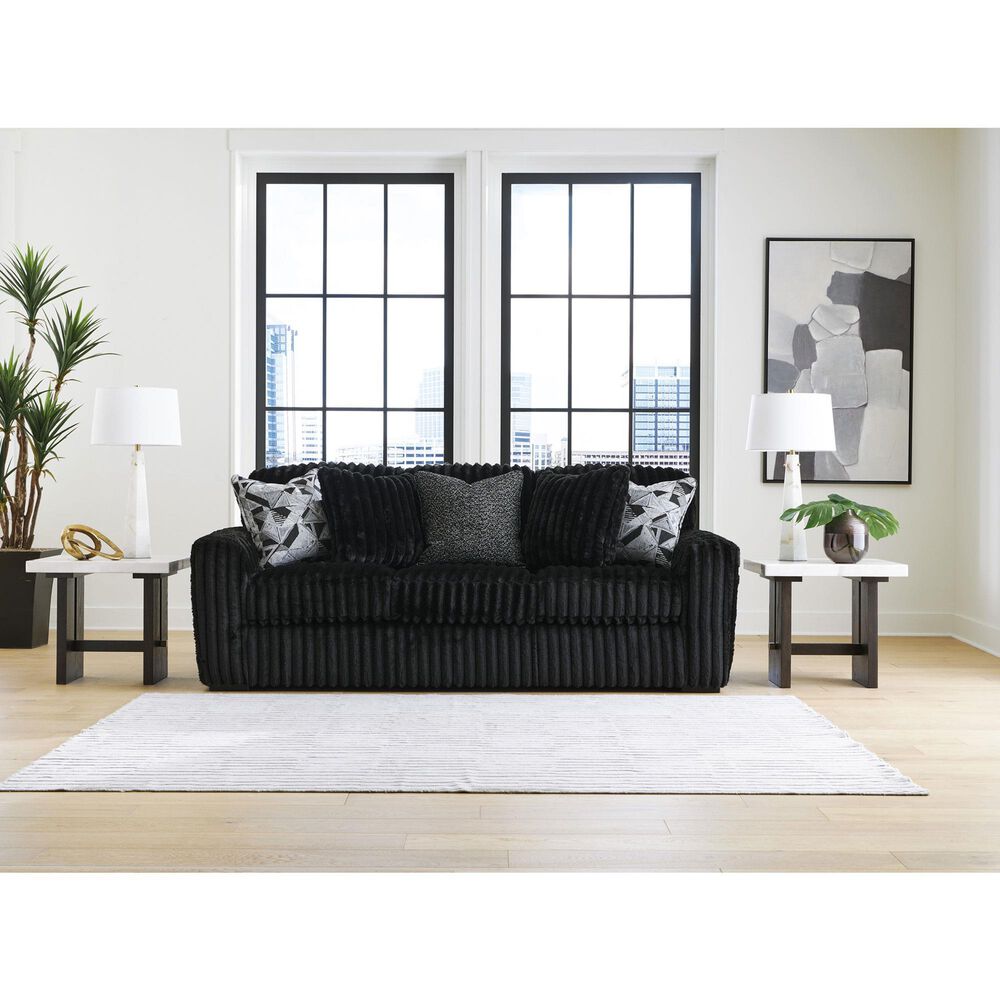 Ashley Midnight-Madness Stationary Sofa in Onyx, , large