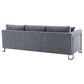 Blue River Heritage 2-Piece Sofa & Chair Set in Gray/Brushed Stainless Steel, , large