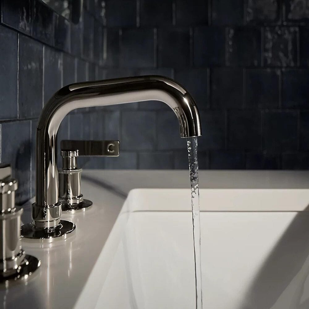 Kohler Castia Widespread Bathroom Sink Faucet in Vibrant Polished Nickel, , large