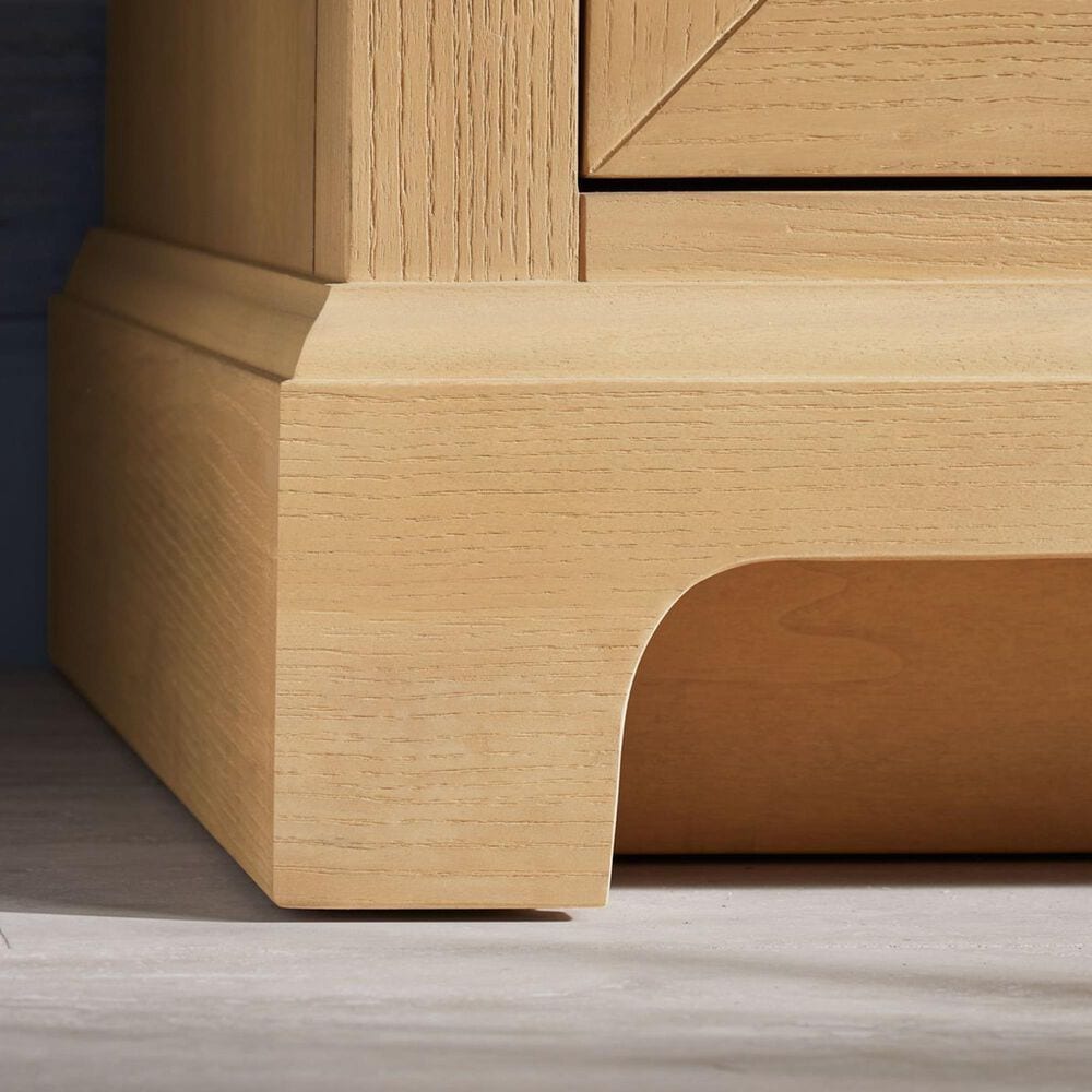 Kohler Charlemont 60&quot; Double Bathroom Vanity in Light Oak with 3 cm White Quartz Top and Rectangular Sinks, , large