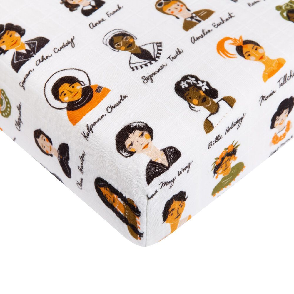 Babyletto Crib Sheet in Women In History, , large