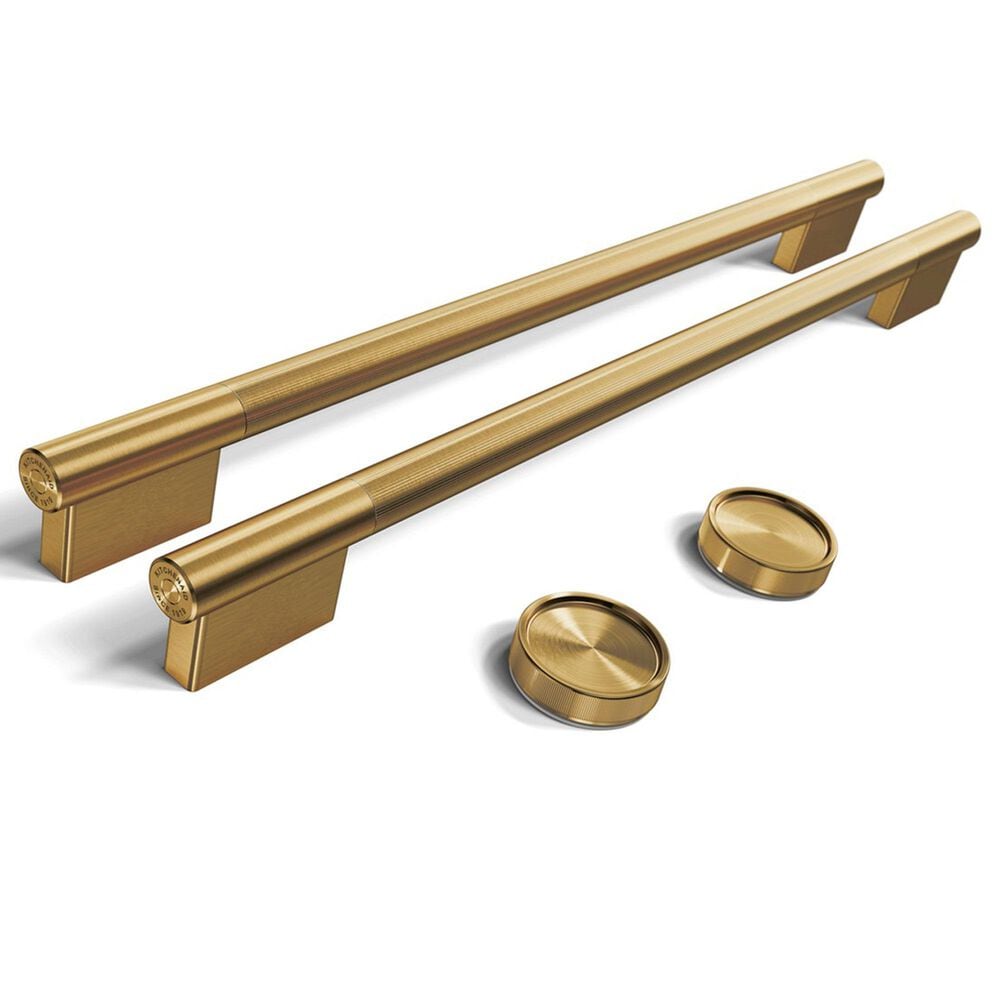 KitchenAid Handle and Knob Accessory Kit for 30" Double Wall Oven and Microwave Combo Oven in Brass, , large