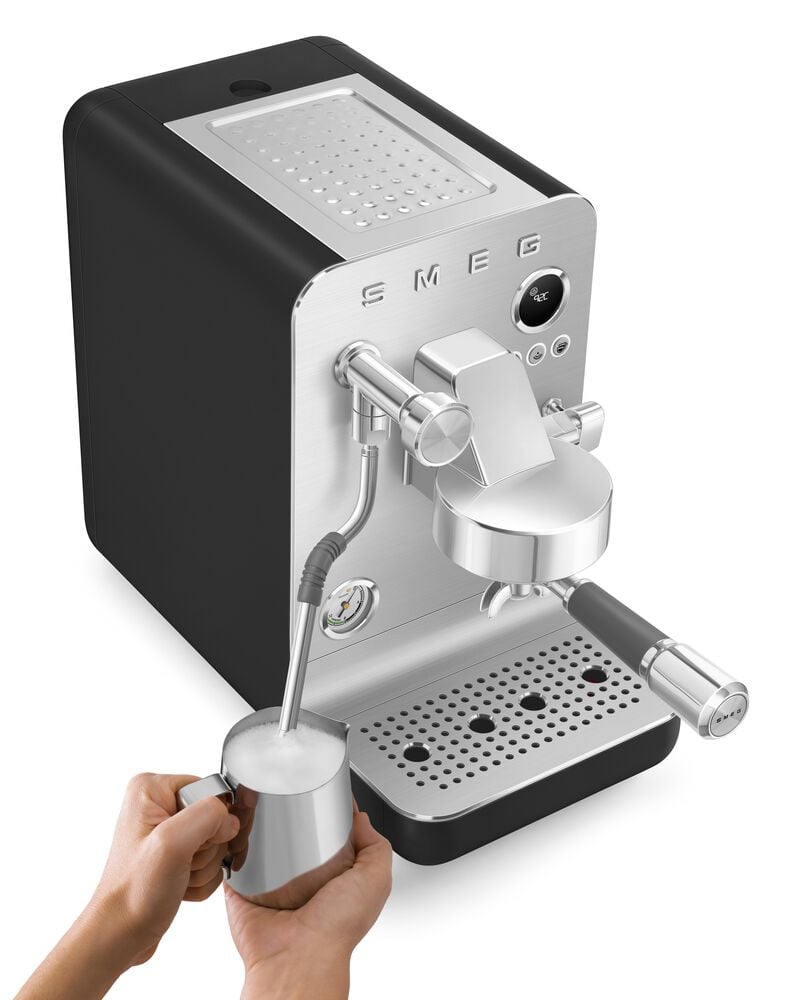 SMEG 57 Oz Espresso Coffee Machine in Black, , large
