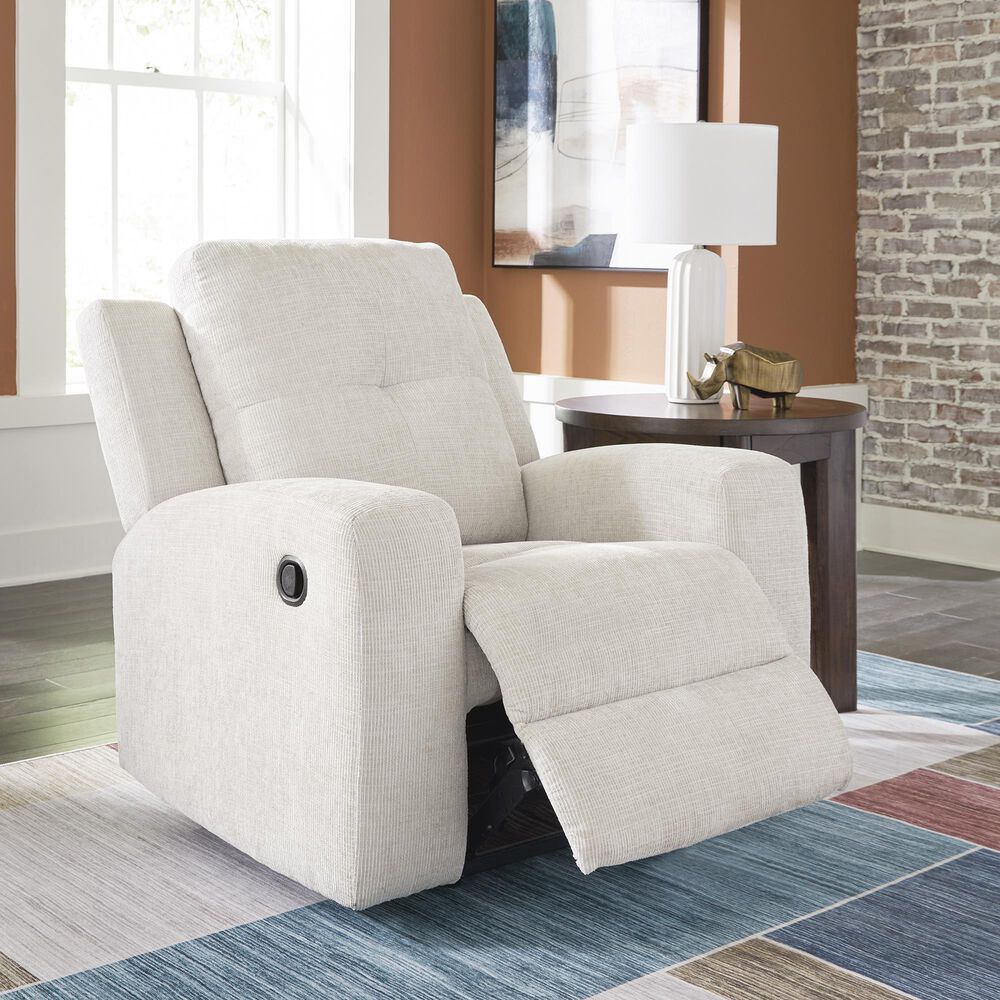 Ashley Danum Manual Zero Wall Recliner in Stone, , large