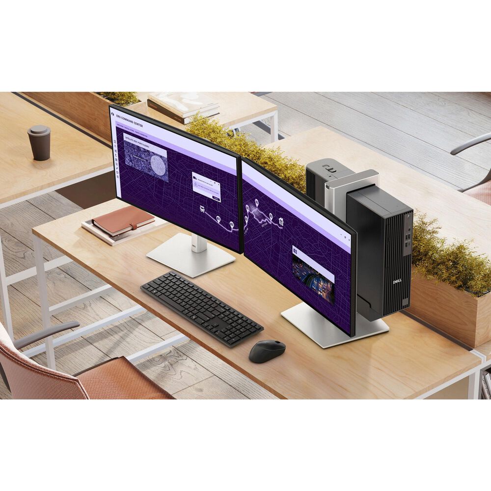 Dell Pro Slim Plus QBS1250 Desktop Computer | Intel Core Ultra 7 265 - 16GB RAM - Integrated Intel Graphics - 512GB SSD in Black, , large
