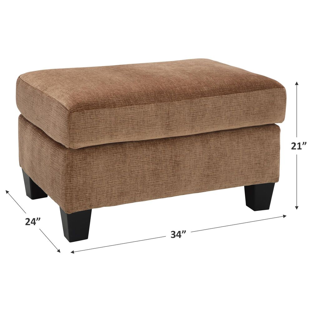 Ashley Amity Bay Ottoman in Clay, , large