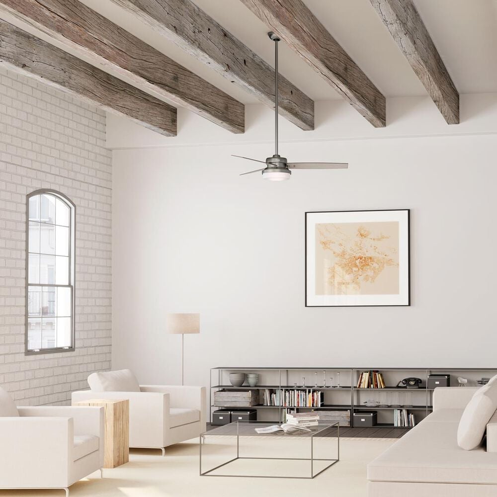 Hunter Sentinel 52 Ceiling Fan In Brushed Slate Nebraska Furniture Mart