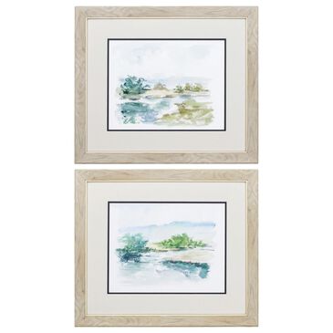 Propac Spring Watercolor Wall Art in Green (Set of 2), , large