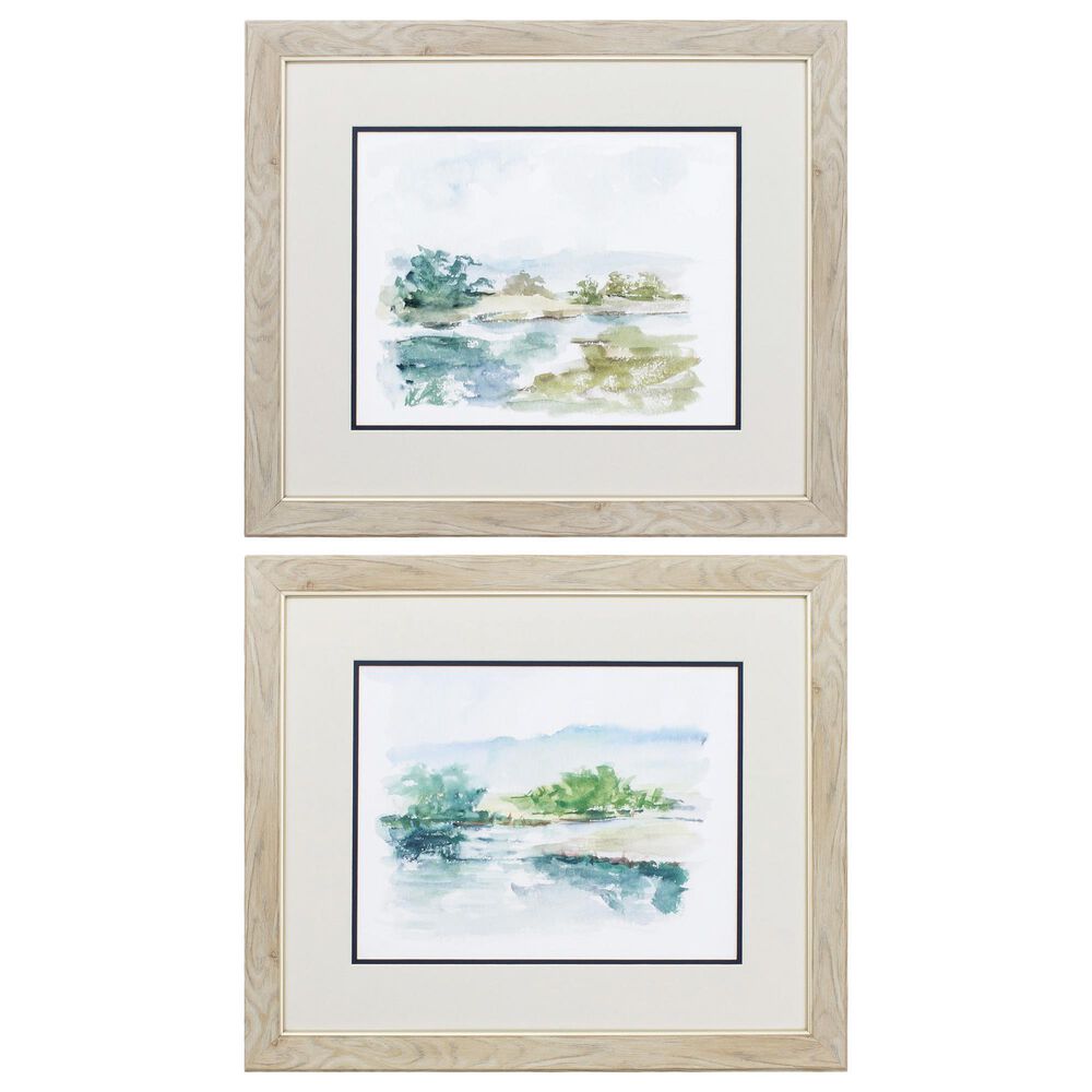 Propac Spring Watercolor Wall Art in Green (Set of 2), , large