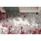 Nourison Twilight TWI21 12" x 15" Grey and Red Area Rug, , large