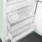 SMEG 18.01 Cu. Ft. Retro Bottom Freeze Refrigerator with Right Hinge in Pastel Green, , large