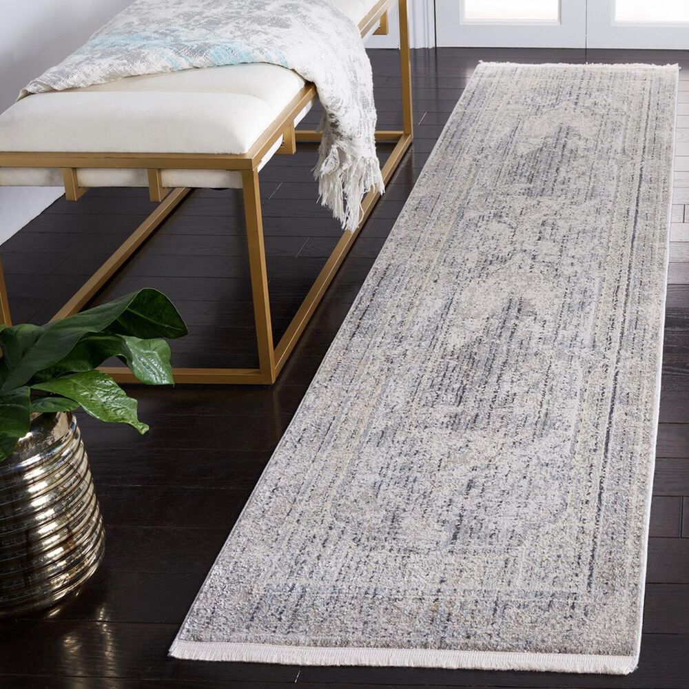 Safavieh Dream DRM425F 2&#39; x 8&#39; Grey and Ivory Runner, , large