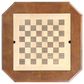 HOMLUX Galini 2-Drawer Game Table in Brown, , large