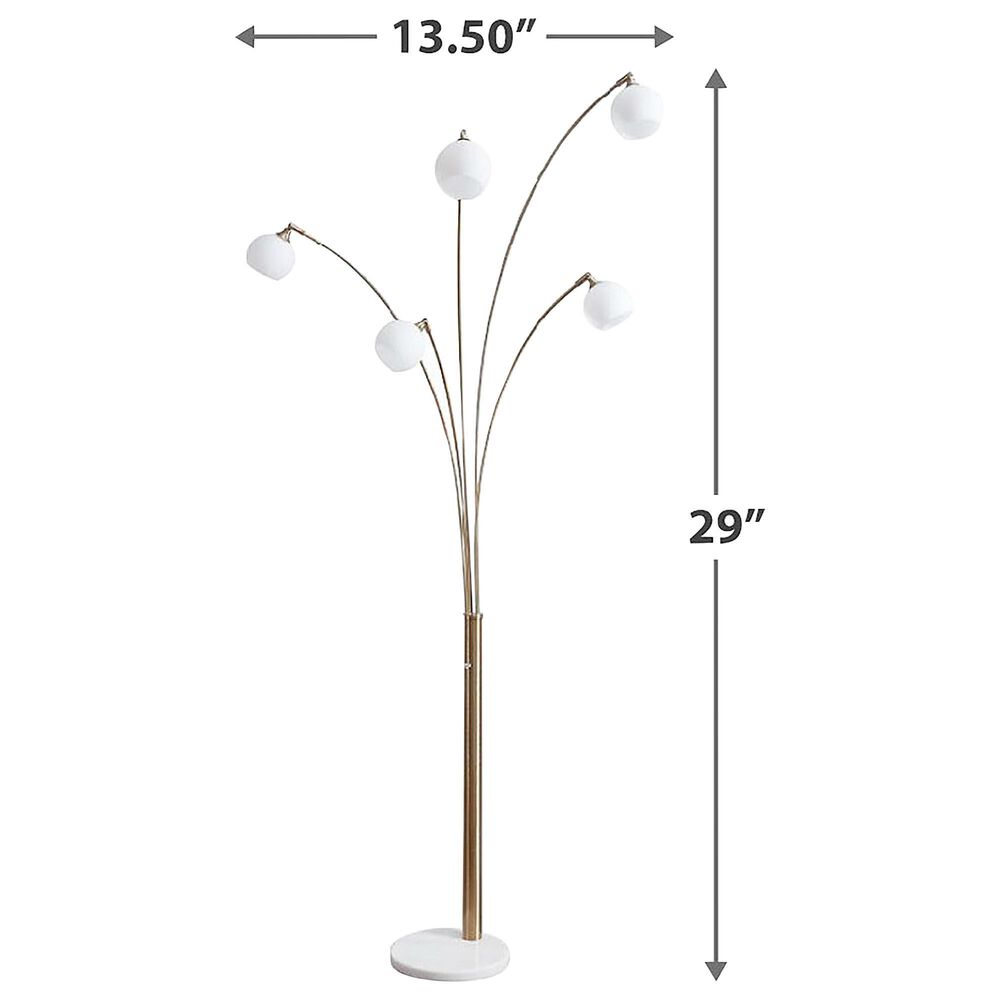 Ashley Taliya Arc Lamp in Champagne, , large