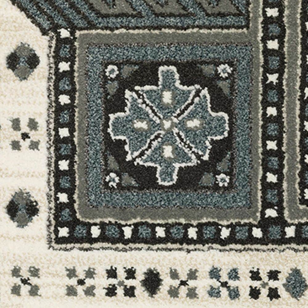 Oriental Weavers Raylan RAY01 7&#39;10&quot; x 10&#39;10&quot; Grey Area Rug, , large