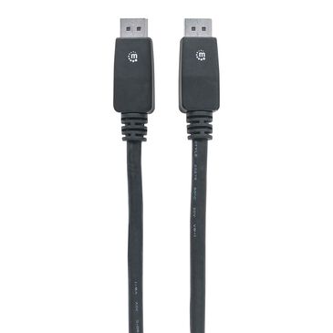 Manhattan 16.5" 4K DisplayPort Monitor Cable in Black, , large