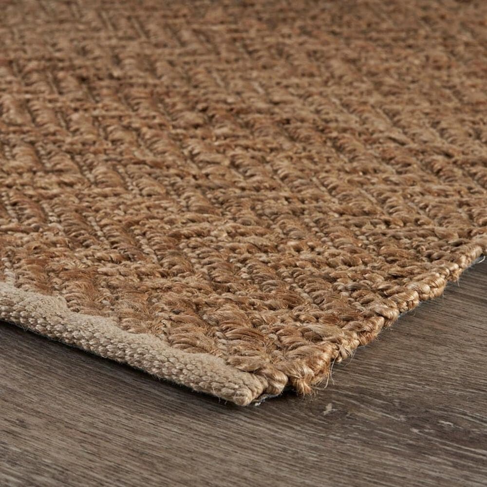 L&amp;R Resources Natural Fiber 5&#39; x 7&#39;9&quot; Bright White Area Rug, , large