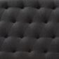 Baxton Studio Windsor Queen Upholstered Headboard in Dark Gray, , large