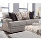 Moore Furniture Protege Stationary Loveseat in Dove, , large