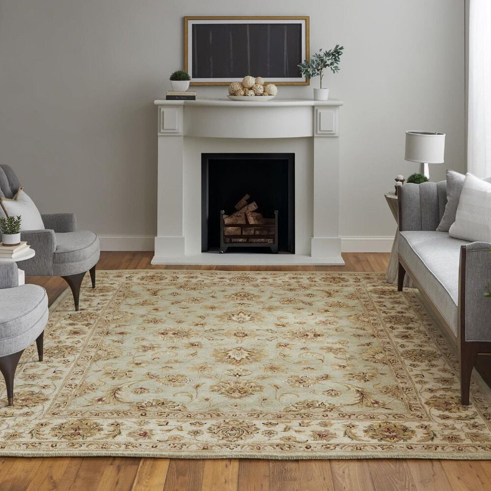 Feizy Rugs Wagner Sage and Beige 8&#39; x 10&#39; Area Rug, , large