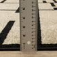 ROW by Oriental Weavers Quinn Geometric Beige and Black 7"10" x 10" Area Rug, , large