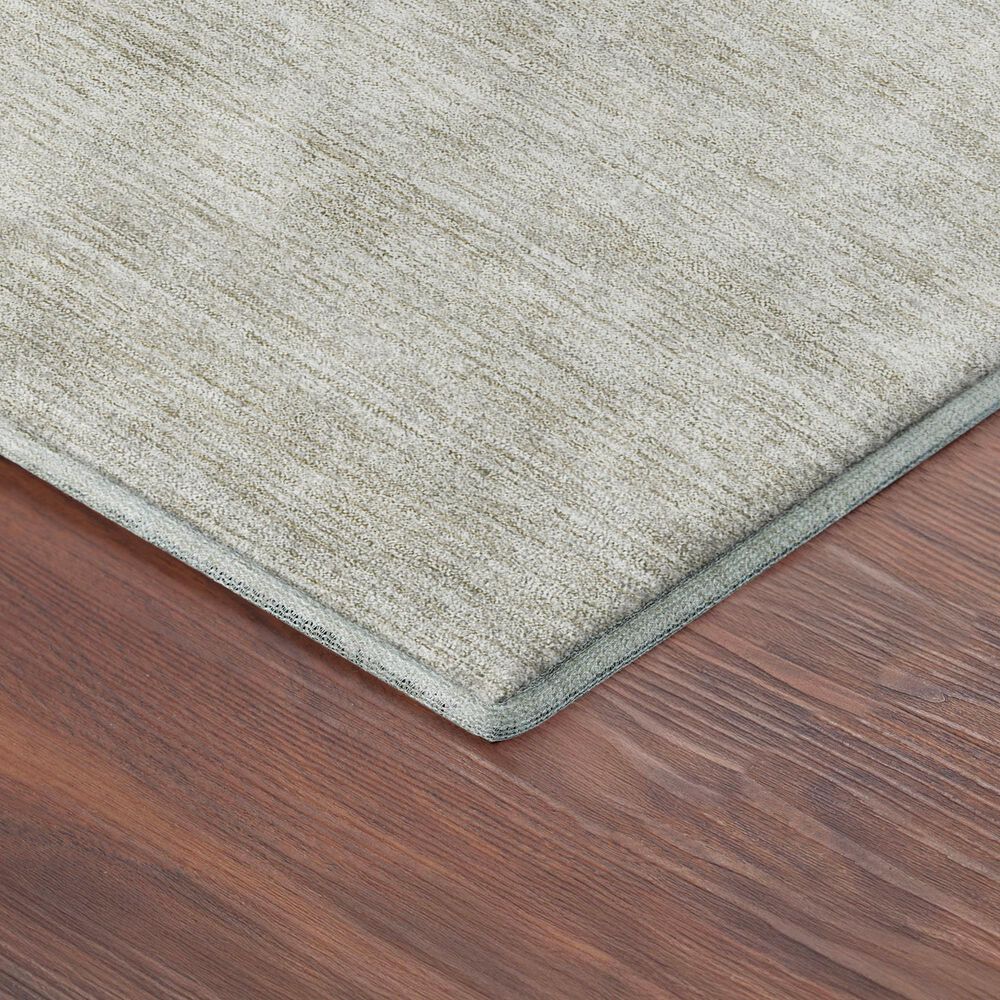 Dalyn Rug Company Soft Essentials Solid Ivory 8' Round Indoor/Outdoor Area Rug, , large