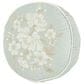 J. Queen New York Spring Garden 15" Round Throw Pillow in Spa and White, , large