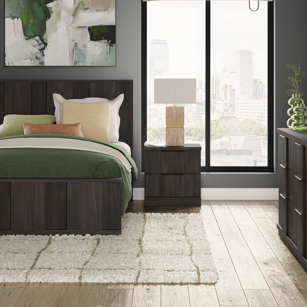 Ashley Shaehartin Queen Panel Bed  in Dark Brown, , large