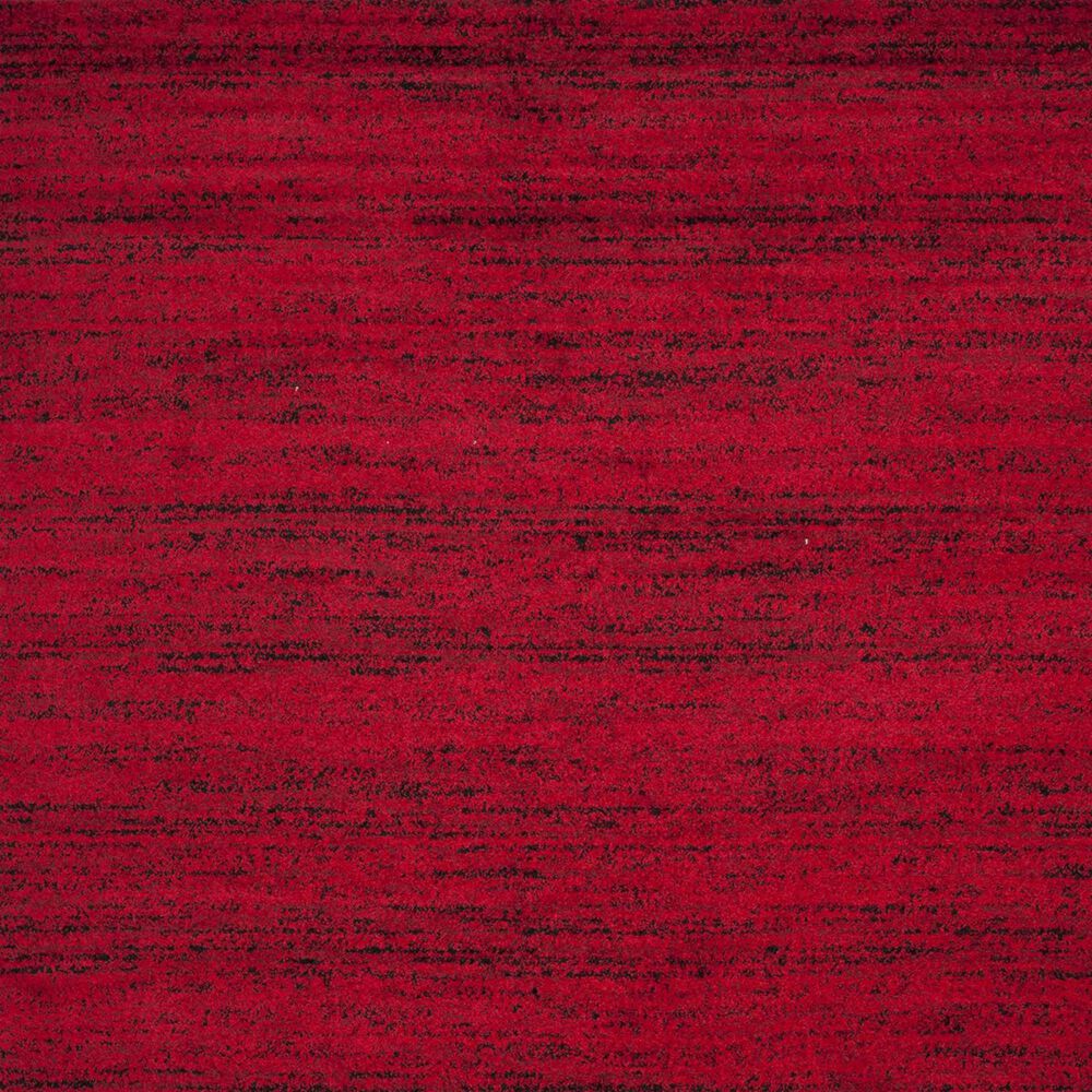 Safavieh Adirondack ADR117F-6R 6&#39; x 6&#39;  Red/Black Round Rug, , large
