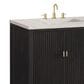 James Martin Vanities Myrrin 72" Double Vanity in Carbon Oak with 3 cm Eternal Jasmine Pearl Quartz Top, , large