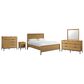 Hawthorne Furniture Newport 5-Piece Queen Panel Bedroom Set in Natural Oak, , large