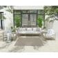 Nourison Courtyard Ivory and Silver 5" Square Indoor/Outdoor Area Rug, , large