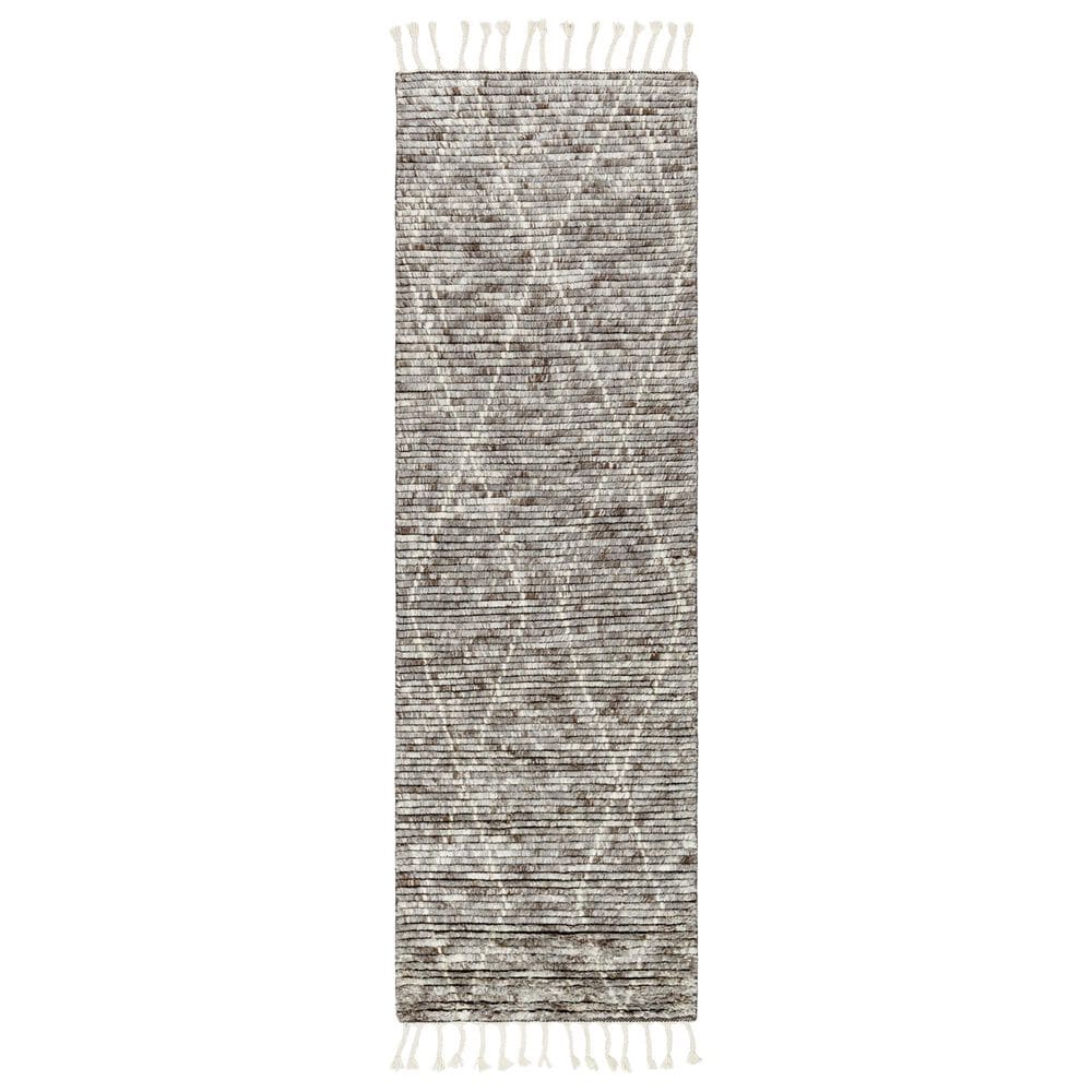 Surya Camille 3" x 12" Brown and Cream Runner, , large