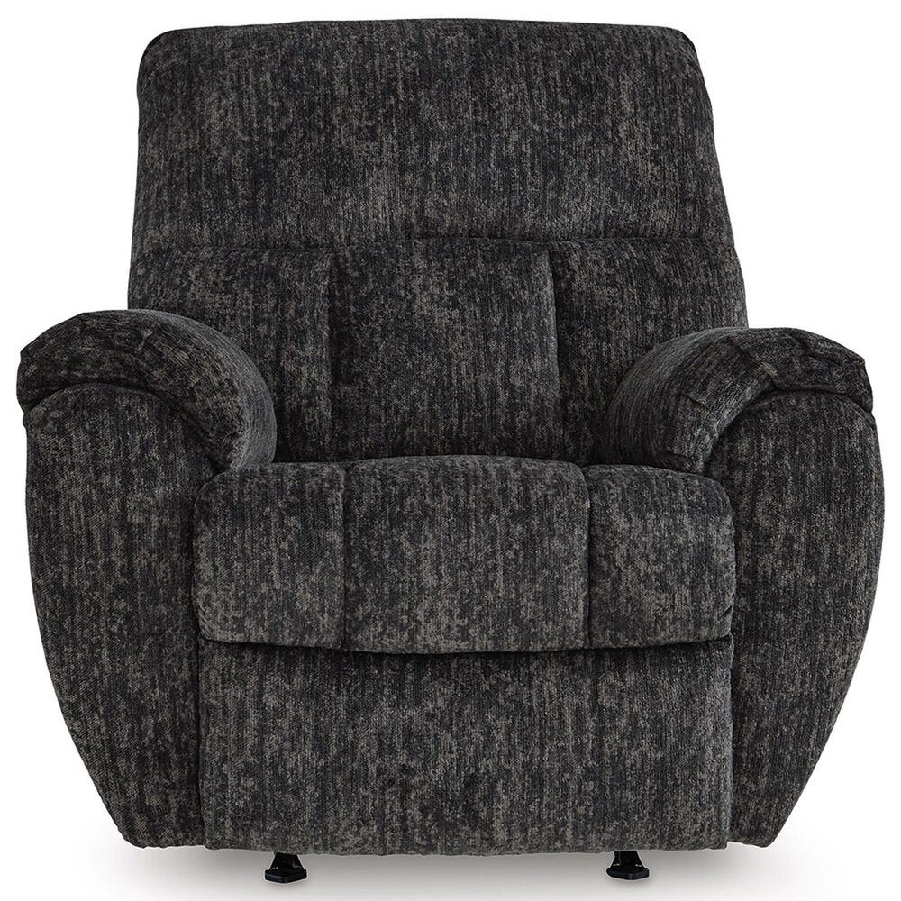 Ashley Stayfish Manual Rocker Recliner in Gunmetal, , large