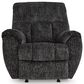 Ashley Stayfish Manual Rocker Recliner in Gunmetal, , large