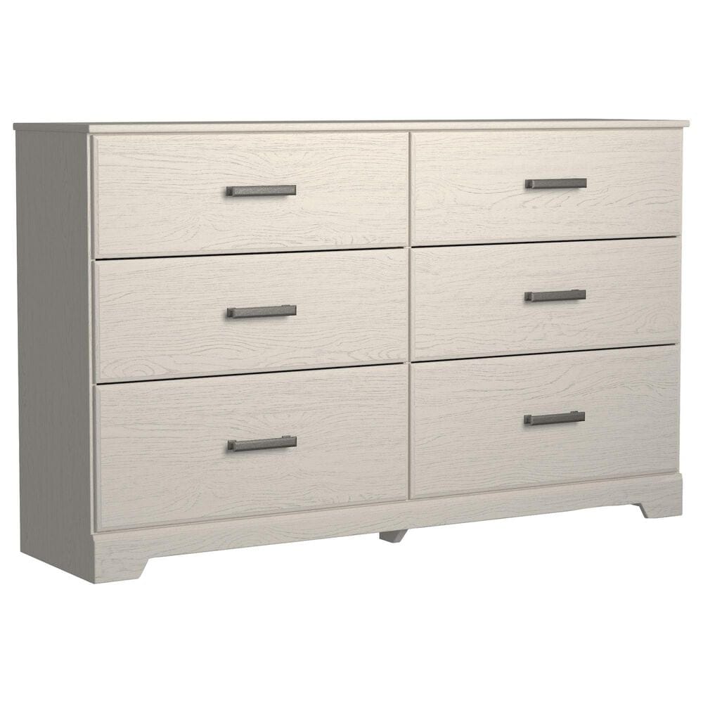Ashley Stelsie 6-Drawer Dresser in White, , large