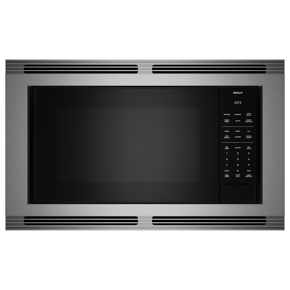 Wolf Wolf M Series 30" Microwave Trim Kit in Stainless Steel, , large