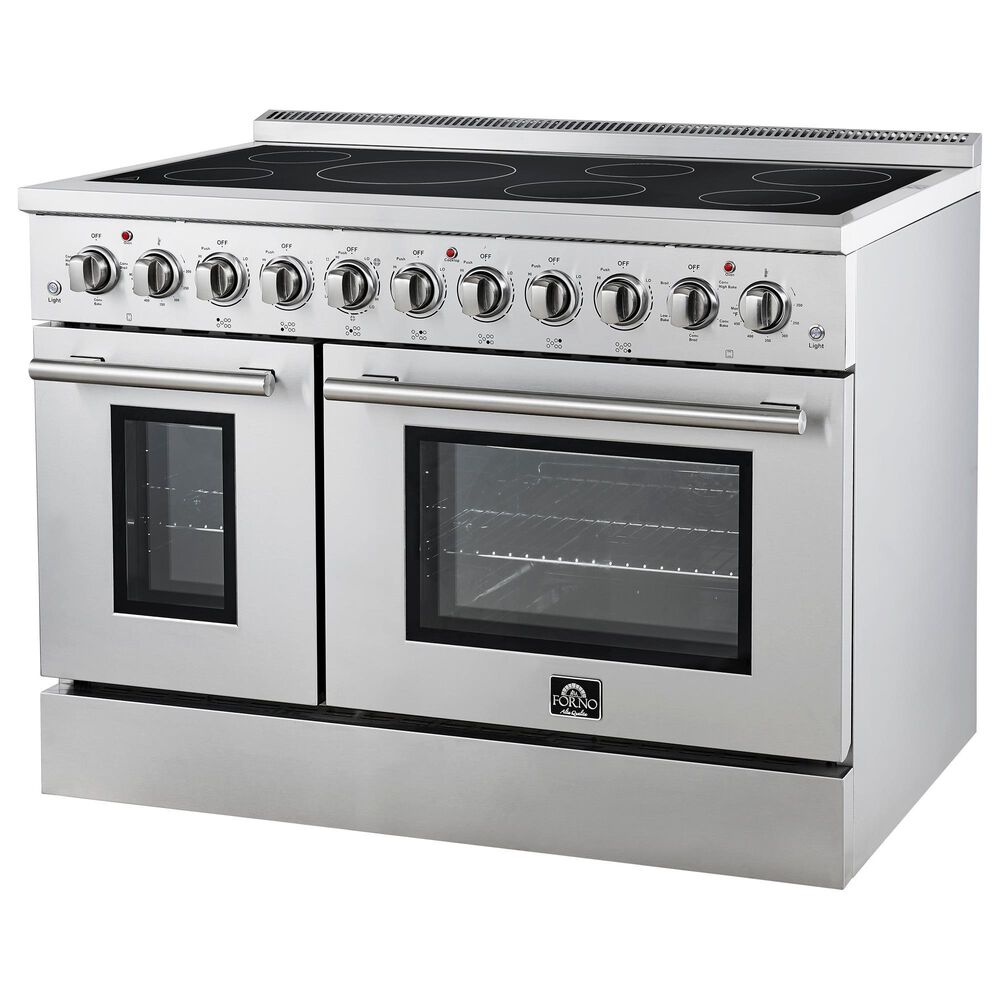 Forno Paolo 48" Freestanding Electric Range in Stainless Steel, , large