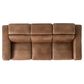 Bernhardt Lioni Power Reclining Sofa with Power Headrest in Brown, , large