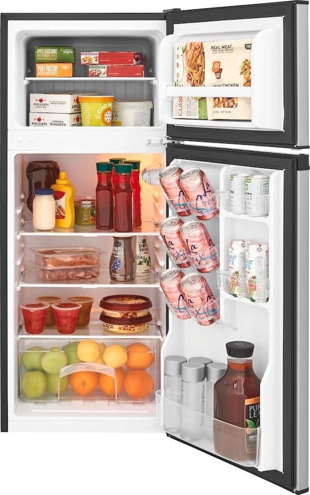 Frigidaire 4.5 Cu. Ft. Top Freezer Compact Refrigerator in Silver Mist, , large