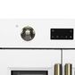 Forno Asti 30" Single Electric Wall Oven with French Door in White, , large