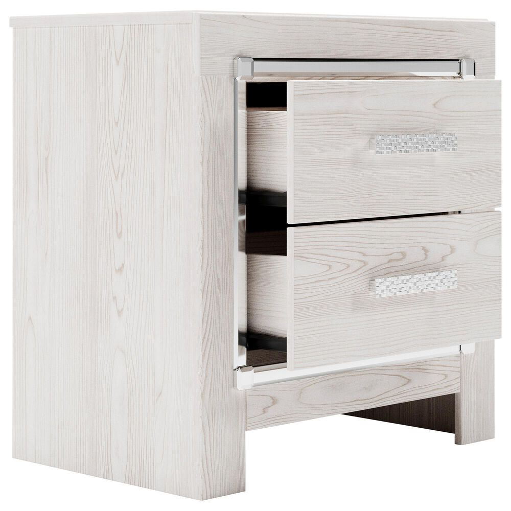 Ashley Altyra 2 Drawer Night Stand in White, , large