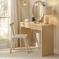 Splendor Living Hadley 2-Drawer Raffia Console Table in Natural, , large